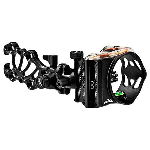 Rocky Mountain Direct Mount 5-Pin Bow Sight - .019” Pins, All Aluminum Construction, 2nd & 3rd Axis Adjustable, Tool Free Micro Adjust Windage & Elevation Laser Etched Markers, Built-In Light Adapter
