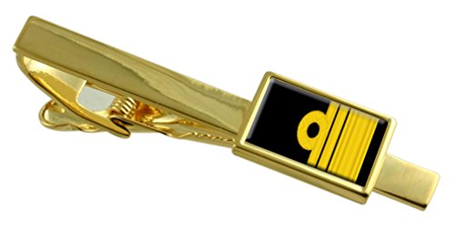 Insignia de la Marina Real tono oro pasador de corbata Vicealmirante coleccionismo