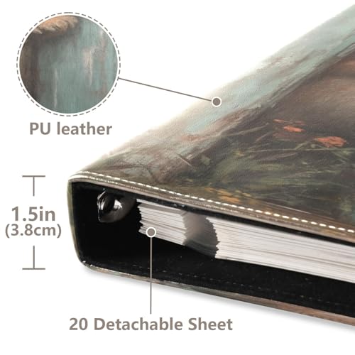 Álbum de Fotos Autoadhesivo DIY Scrapbook Album Conejo de Pascua Cubierta 3 Anillos 40 Páginas 8x10 para Memorias miniatura 4