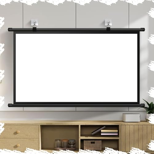 Pantalla Manual de Proyección 72" 16:9 Ligera y Portátil