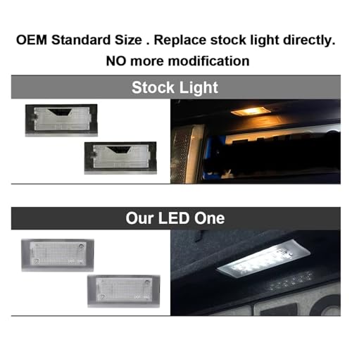 Lámpara matrícula LED Canbus para Range Rover L322 sin error en panel 3