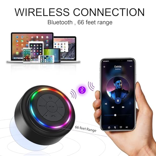 Badradio Haissky Bluetooth Lautsprecher für Dusche und Outdoor