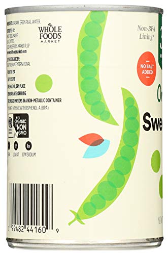 365 By Whole Foods Market, Peas Sweet Organic, 15 Ounce #TOP4
