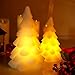 Produktbild CCLIFE LED Weihnachtsdeko Beleuchtung Timer Funktion 300 Stunden Paraffin Echtwachs Kunststoff Kerze Batteriebetrieb Weihnachtsbeleuchtung Weihnachtsbaum-Kerzen