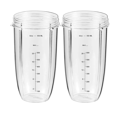 Vasos de licuadora de repuesto de 32oz compatibles con extractor de nutrientes de 600w 4