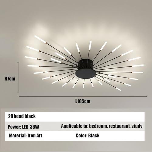 Plafonnier LED moderne réglable contre le manque de lumière