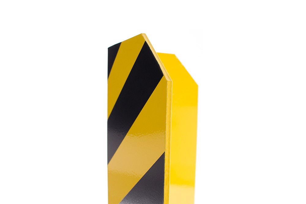 Protezione angolare per scaffali, protezione da urti, protezione per angoli e colonne, forma a L, 400mm 5mm