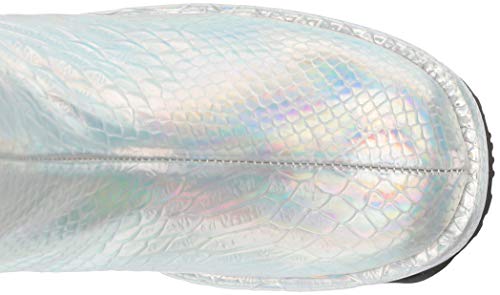 Ellie Shoes Women's 500-Amara Fashion Boot, Silver Hologram, 8 M Us #TOP4