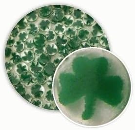 Green Clover Murrine 15101-96 Millefiori COE 96 Glacial Art Glass