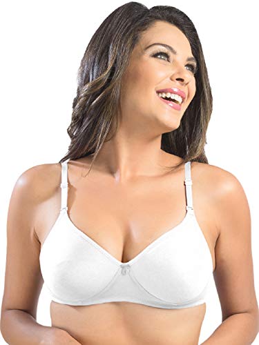 Image of SONARI Women's Non-Padded T-Shirt Bra | Wire-Free, Medium Coverage, Comfortable Polyester-Cotton Blend Fabric | Adjustable Straps, Ideal for Sports Catwalk