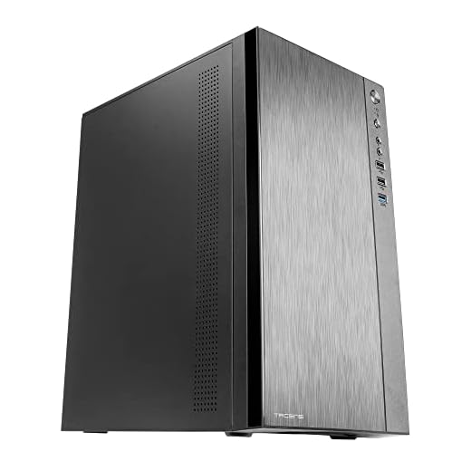 Tacens Anima ACX500, Caja Mini Torre Micro ATX, Ventilador 12cm, Fuente Alimentación 500W, USB 3.0, Negro
