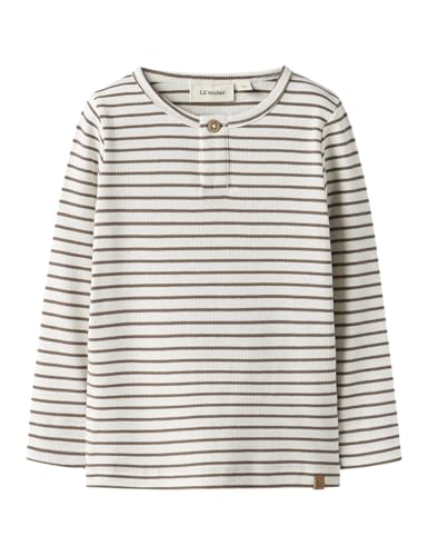 Lil' atelier mini Nmmtonto Tor LS Slim Top Lil, Coconut Milk, 92 cm para Niños