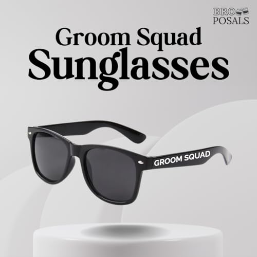 Set of 10 Groom Squad Sunglasses for the Groomsmen. Groom, Best Man, Groomsman Wedding or Bachelor Party Gifts2