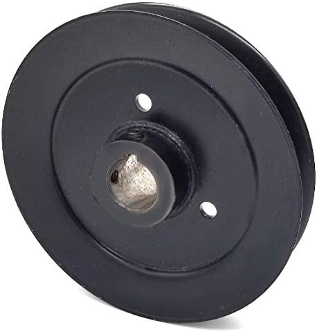 6-1/3 Inch Dia 1 Inch Bore Steel V-Groove Drive Pulley Replacement for Briggs and Stratton Ferris 5101166