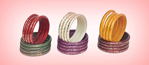 Image of NMII Bangle Set for Women (Multi-Colour)
