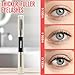 UpNature Organic Castor Oil Lash Serum for Eyelashes and Eyebrows Growth - 100% Pure Cold Pressed Hexane-Free (2oz Glass Bottle)