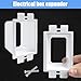 200PCS BE1-2 Electrical Outlet Box Extenders with 400PCS Screws,Single Gang Box Extender,(1-Gang)Electrical Power Outlet Box Extender Electric Box Extender 1 Gang Power Switch Receptacles Accessories