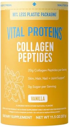 Vital Proteins Collagen Peptides Powder Vanilla - Supports Hair, ...