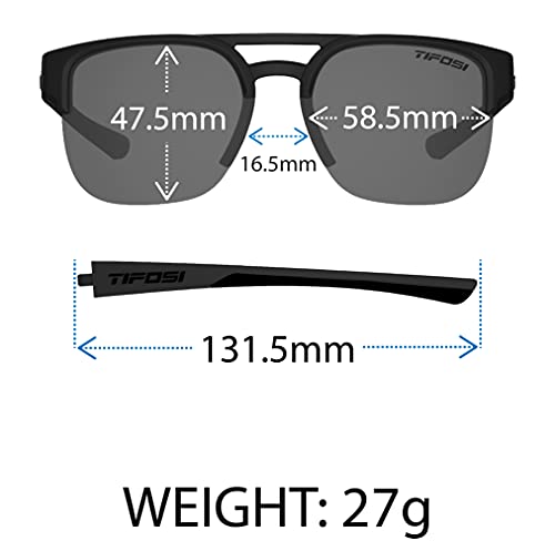 Tifosi Optics Salvo Sunglasses (Blackout, Smoke) #TOP3