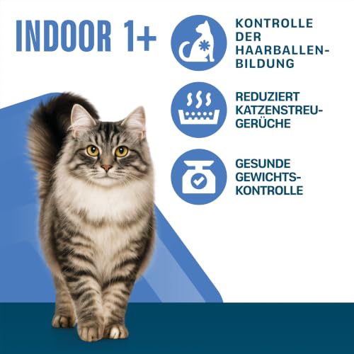 PERFECT FIT Indoor Adult 1+ Trockenfutter für Katzen 6 x 750 g Huhn (6er-Packung) – Ansicht 5