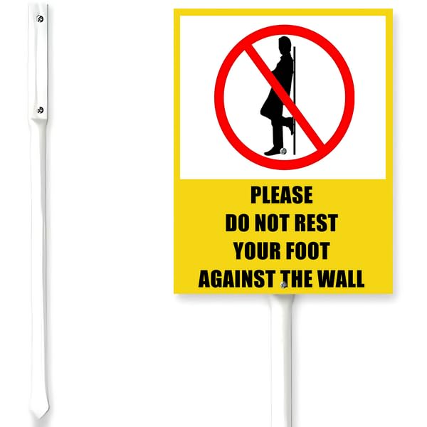 Horienteeon 'Bitte Nicht Mähen' Schild - Wetterfeste Aluminiumtafel Mit Stahlpfahl