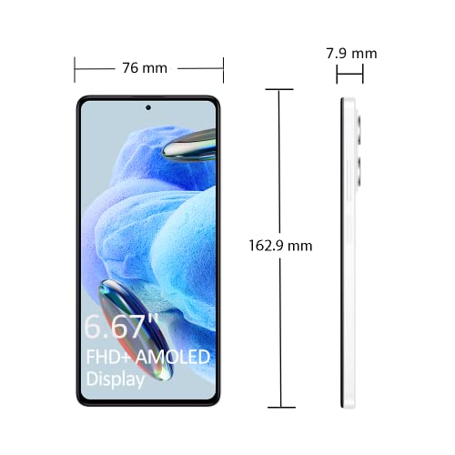 Smartphone Xiaomi Redmi Note 12 Pro 5G Dual SIM 256 GB - 8 GB de RAM (branco polar)