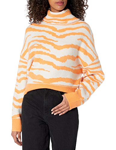 Image of KENDALL + KYLIE Women's Plus Size Turtle Neck Sweater with Slit