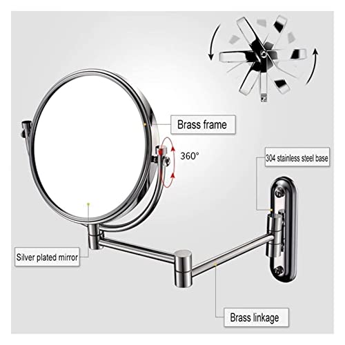Miroir de maquillage mural pour une routine beauté lumineuse et soignée - 6