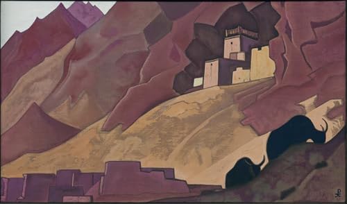 Toile murale abstraite Nicholas Roerich Koksar salon