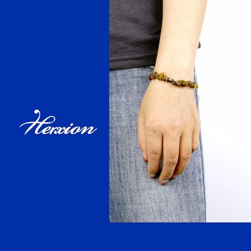 Bracelets for Men & Women - Natural Gemstone Raw Beads Stretch Bracelet, Irregular Chips Healing Crystal Jewelry. Anxiety Relief for Stress & Negative Energy Protection. - Image 6