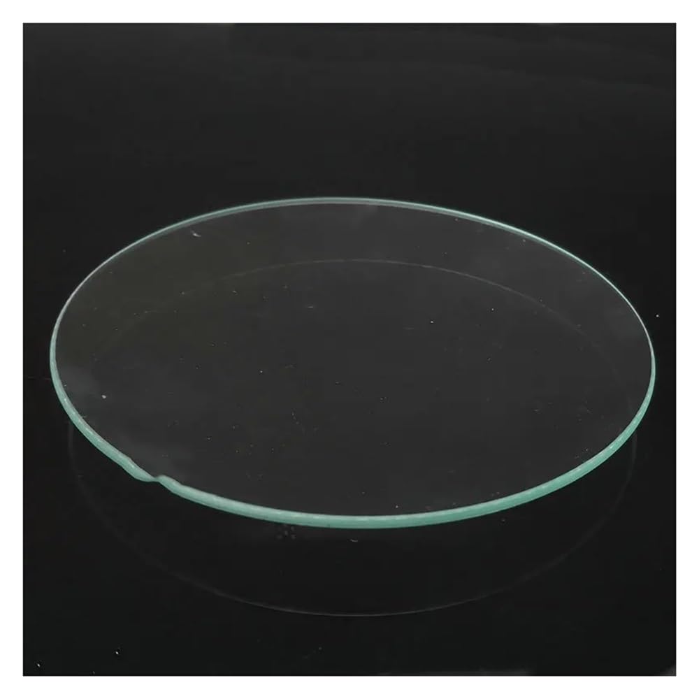 Zestaw 10 wklęsłych pokrywek do zlewki ze szkła laboratoryjnego, 45, 50, 60, 70, 80, 90, 100, 120, 130, 150 mm