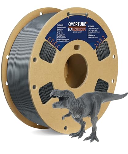 OVERTURE PLA Plus (PLA+) Filament 1.75mm PLA Professional Toughness Enhanced PLA Roll,...