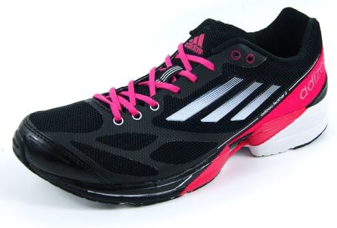 Amazon Adidas アディダス ランニング シューズ アディゼロ フェザー レディース ブラック Rホワイト Bピンク G 24 0cm シューズ バッグ