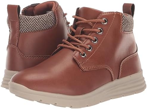 Steve Madden Boys Shoes Boy's Barron Ankle Boot, Cognac, 5 Big Kid | Image 6