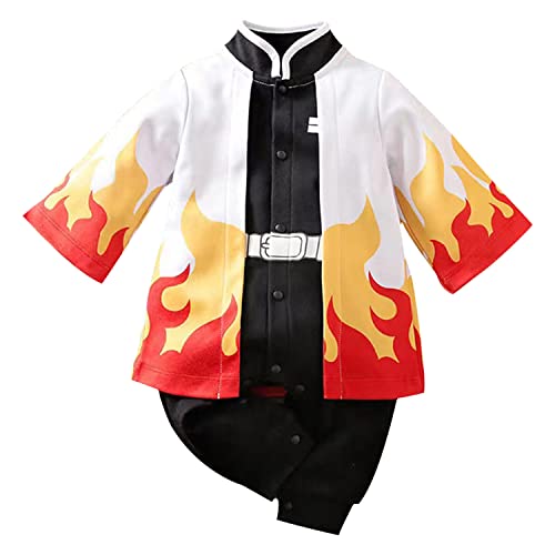 Image of Zusnxaxe Anime Costume Baby Romper Newborn Halloween Thanksgiving Infant Christmas Jumpsuit Toddler Cosplay Outfit
