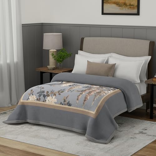 Image of MYTRIDENT Blanket for Winter Double Size, Classic Snug Stories Collection, 5 Kg Blanket Double - Fressica