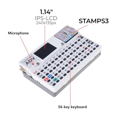 Cardputer programmable StampS3 pour tester vos systèmes embarqués