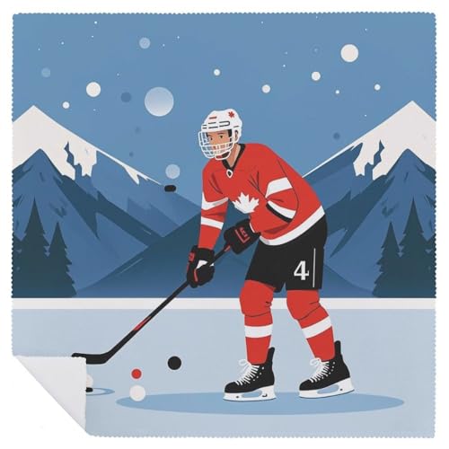 Servilletas de Tela Ice Hockey Player 6 PCS miniatura 6