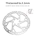 Alomejor Cycle Disc Brake Rotor Hollow Design Stainless Steel 6 Hole Disc Brake Rotor for Electric Cycles