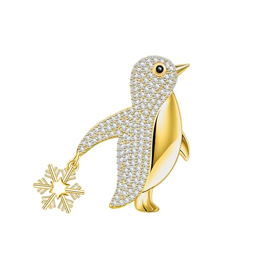 Broche pingouin pour écharpe fixez vos vêtements d'hiver avec élégance