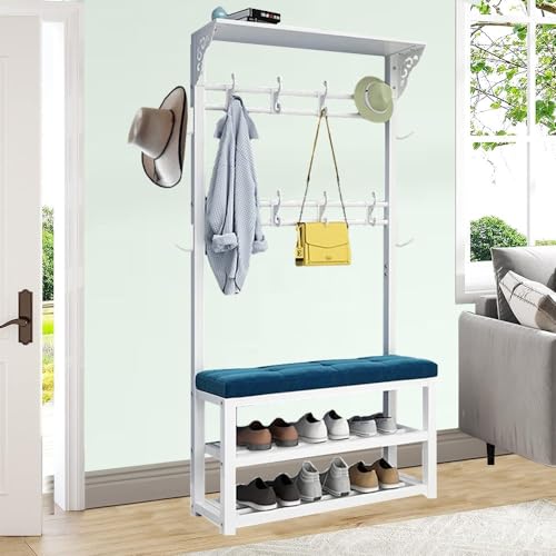 Vestiaire d'entrée compact pour ranger chaussures et manteaux sans désordre