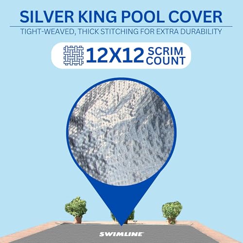 Cubre piscina Swimline Silver King 25x45 pies rectangular miniatura 4
