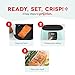 Dash Digital Tasti-Crisp™ Air Fryer - Compact Electric Digital Fryer With Auto Shut-Off Feature - Ideal for Small Spaces - AirCrisp® Technology - 2.6 Quarts - Cool Grey