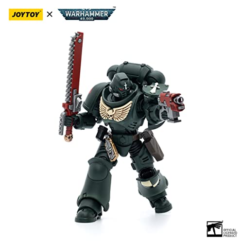 Joytoy 1/18 Action Figures Warhammer 40K Mecha Joy Toy Figure Model Toys Dark Angels Intercessors Sergeant Rakiel #TOP4