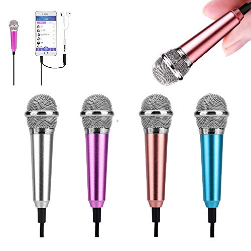 KICOSOADT Mini Microphone Portable Vocal/Instrument Microphone for Mobile Phone Laptop Notebook Apple iPhone
