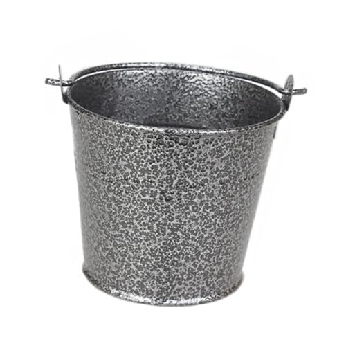 SOIMISS Mini Cubo De Patatas Fritas Con Tapa Dispensador Juguete Freír Tocino Contenedor De Aceite De Cocina Usado Revestimientos Criba Cubos De Frito Francés Acero Inoxidable