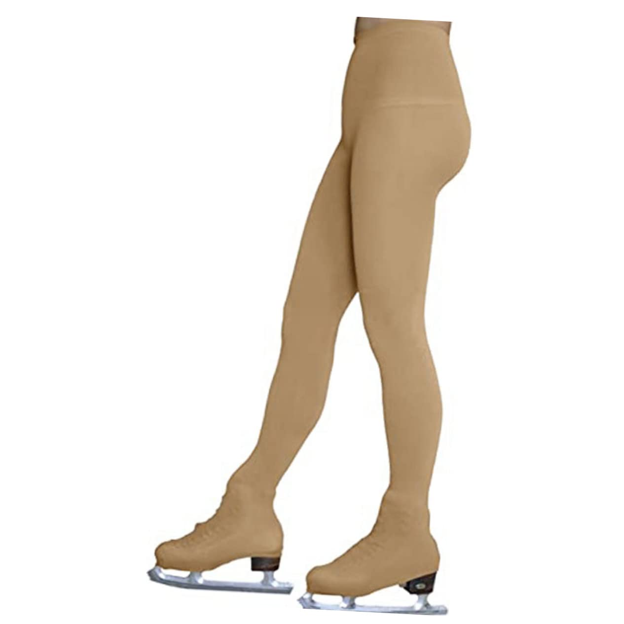 Beaupretty Collant Termici Pattinaggio in Nylon e Chinlon Lunghe Invernali Spesse con Elasticità e Protezione Accessorio Costume per Atlete del Pattinaggio