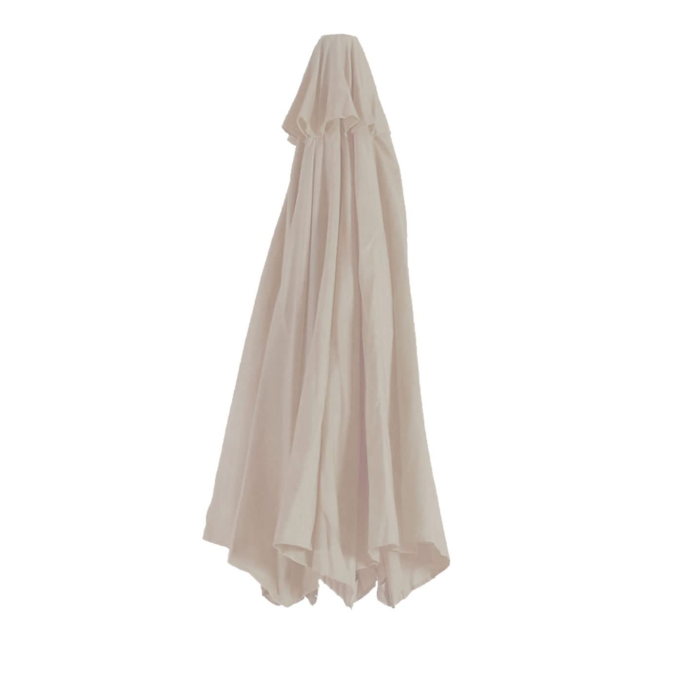 Mendler Toile de Rechange pour Parasol N19 Ø 3m Tissu/Textile 5kg crème