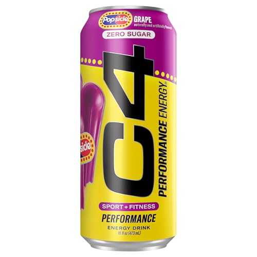 C4 Performance Energy Drink Grape Popsicle 16oz