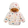 ASDFK Peuter Baby Meisjes Jongens Winter Cartoon Winddichte Jas Hooded Warm Bovenkleding Jas Baby Meisje Jongens Rits…